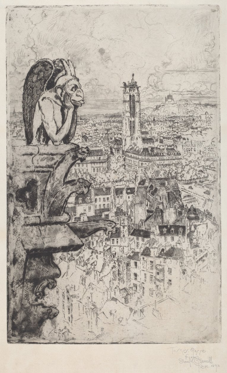 The Stryge by Joseph Pennell