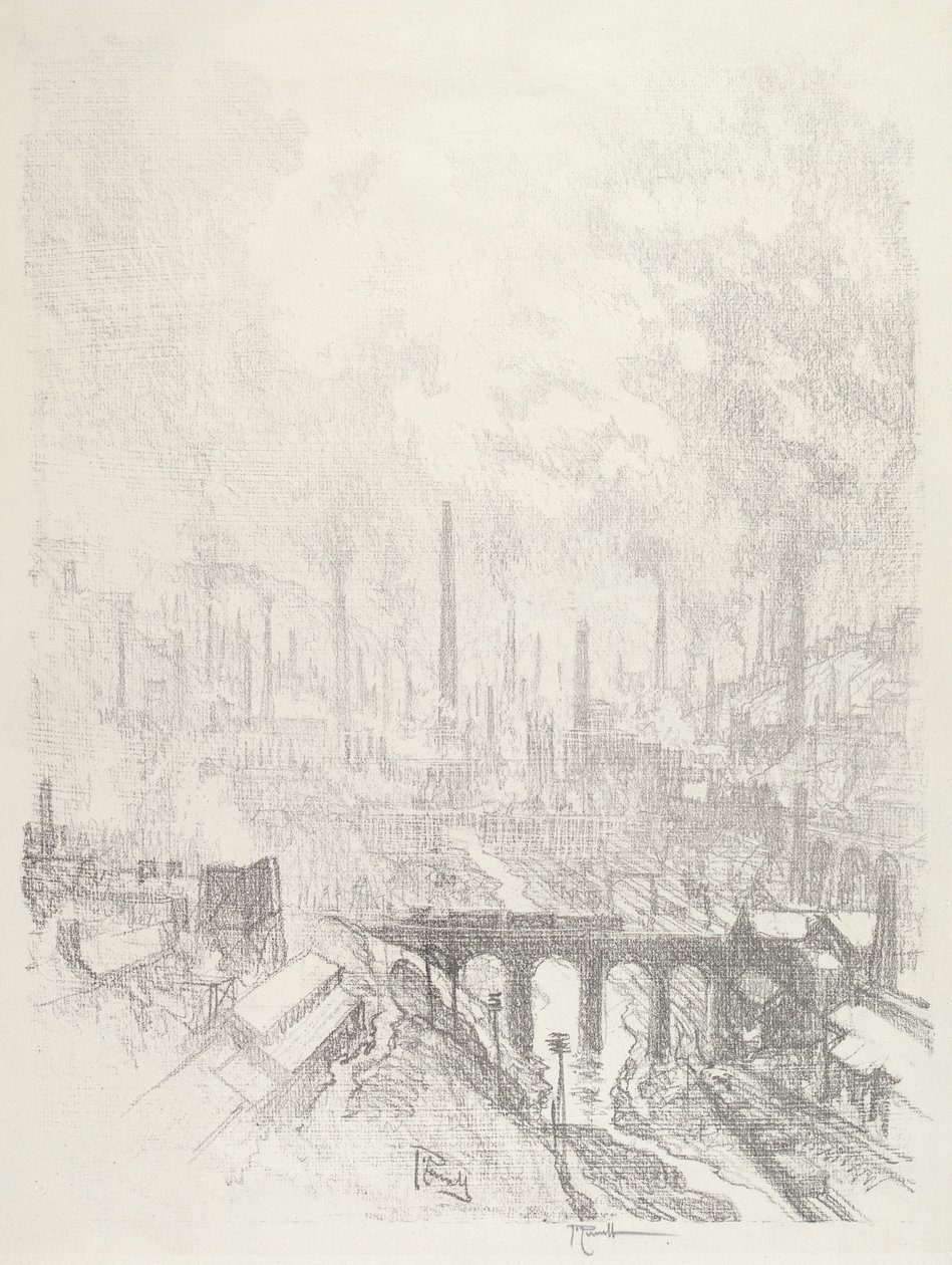 Munitions City, No.I by Joseph Pennell