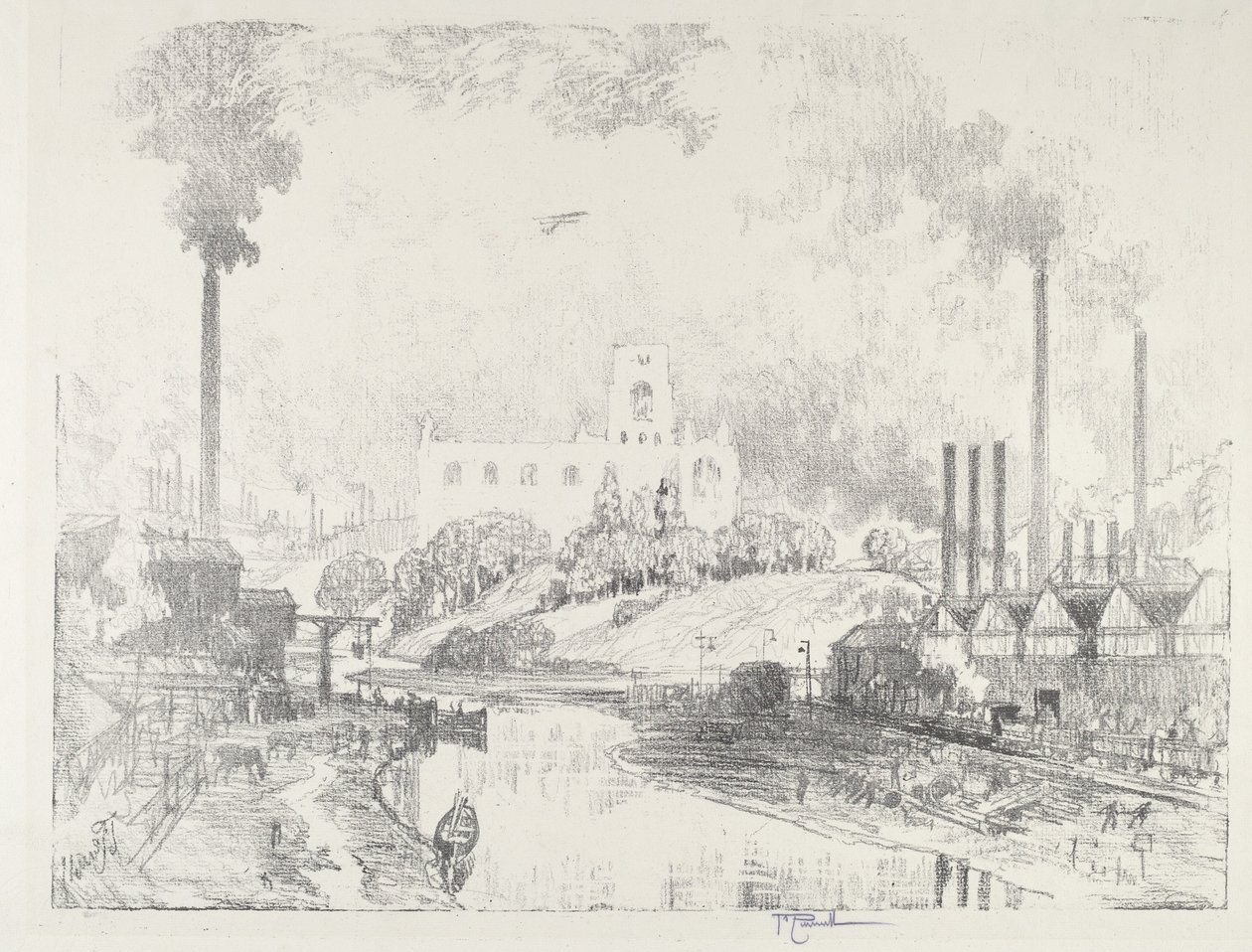 Peace and War by Joseph Pennell