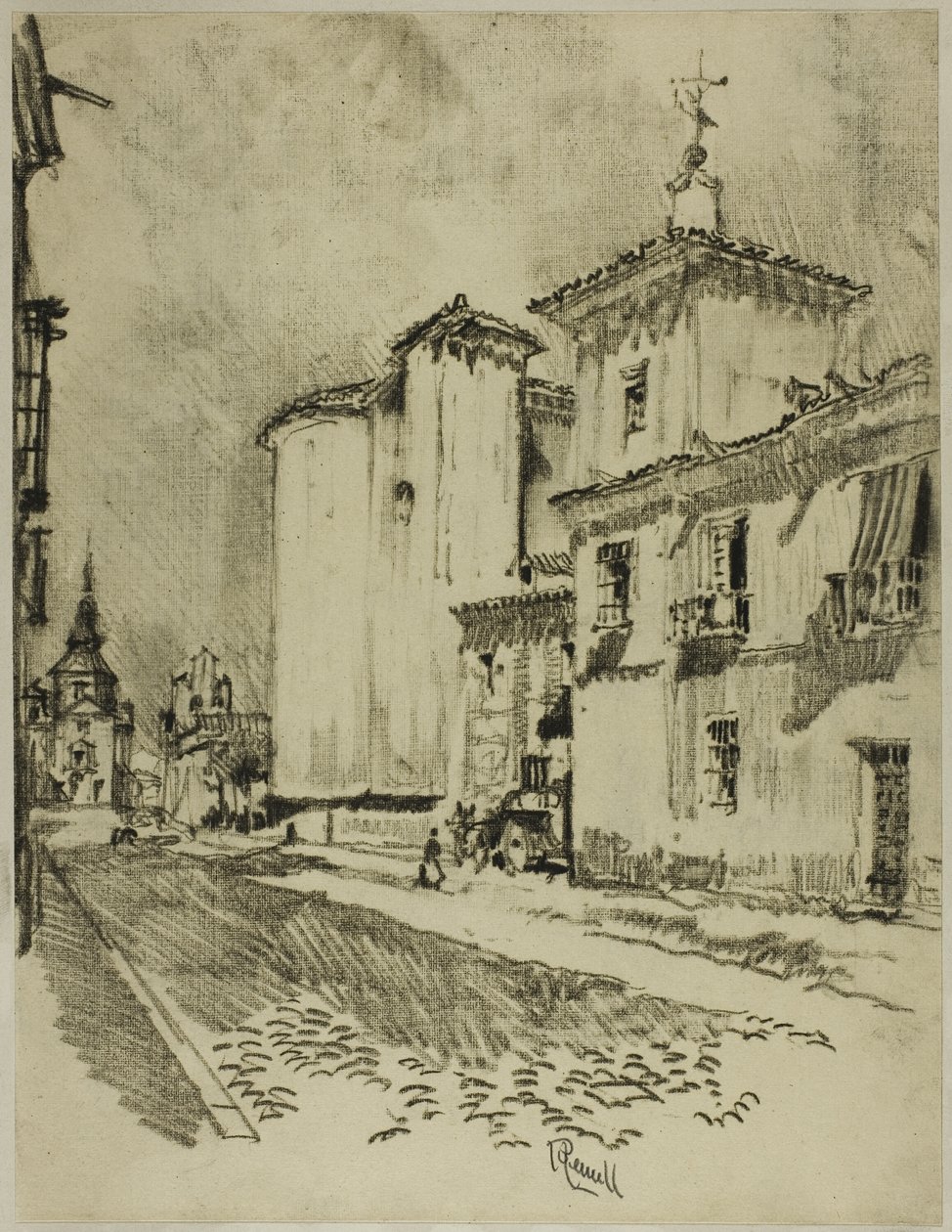 Tall and Stately Churches by Joseph Pennell