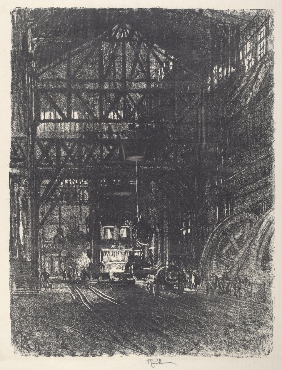 The Armour Plate Press by Joseph Pennell