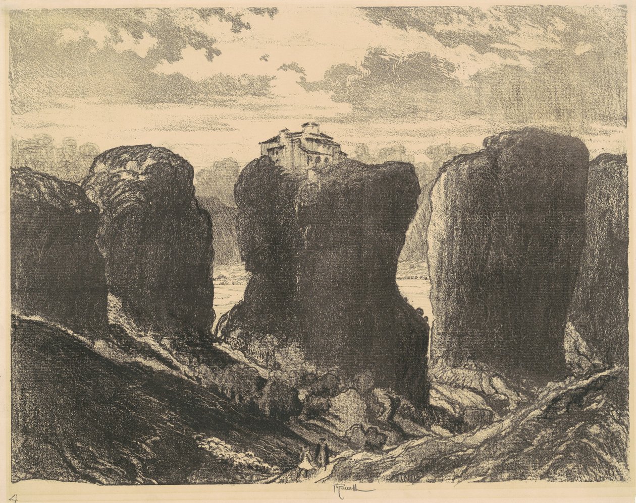 The Cliffs of the Trinity by Joseph Pennell
