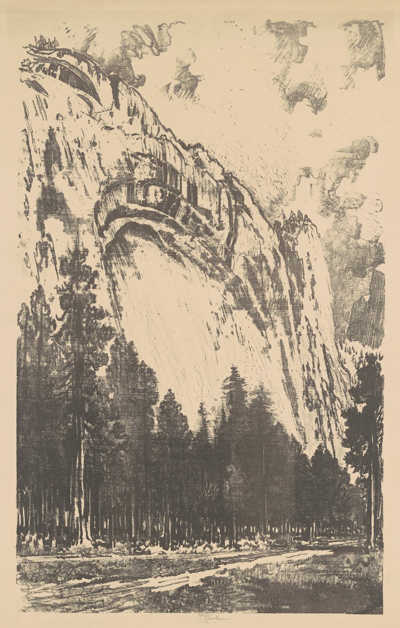 The Yosemite Valley by Joseph Pennell