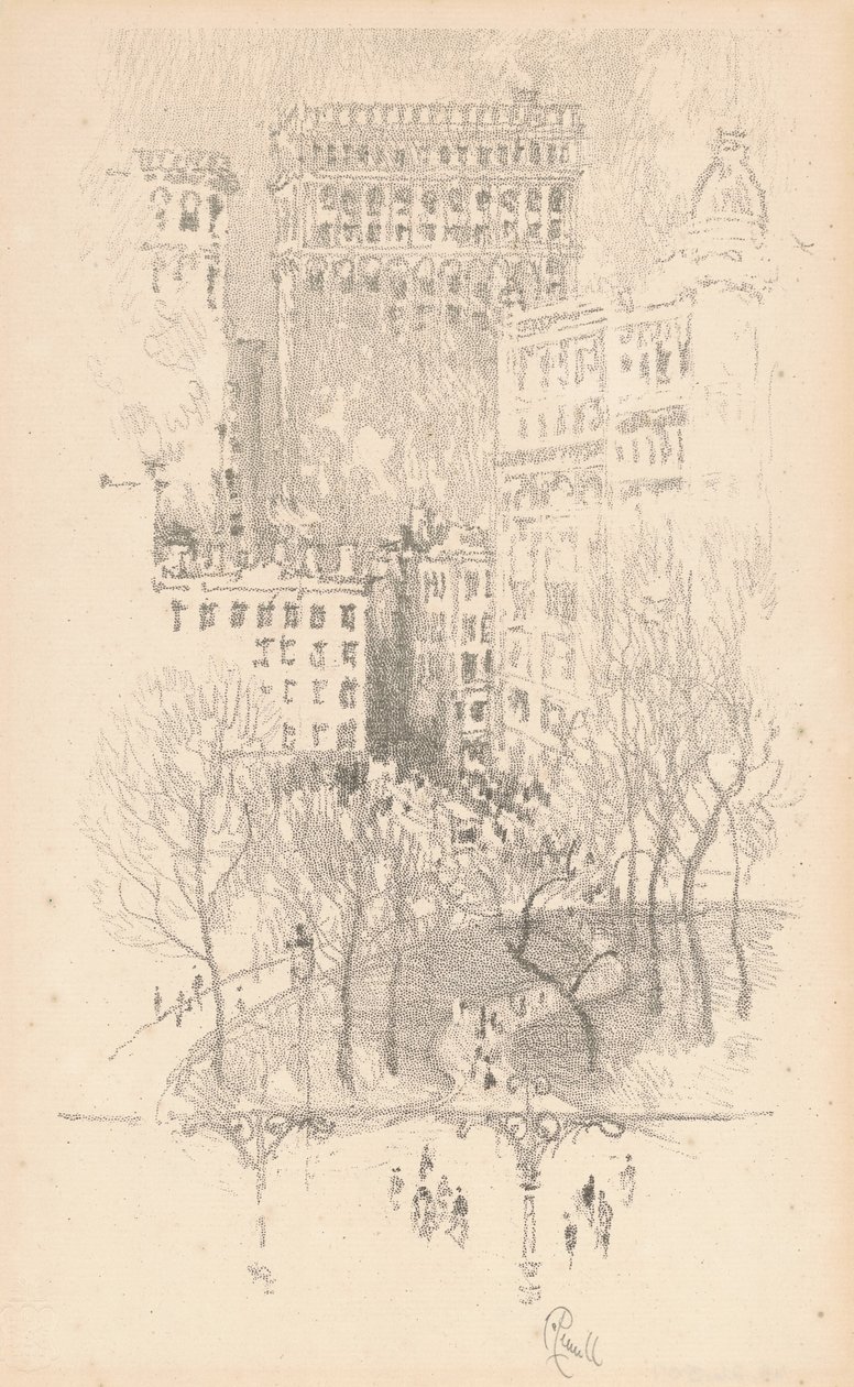 Union Square by Joseph Pennell