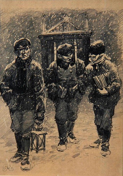 Carol Singers by Joseph Rapacki