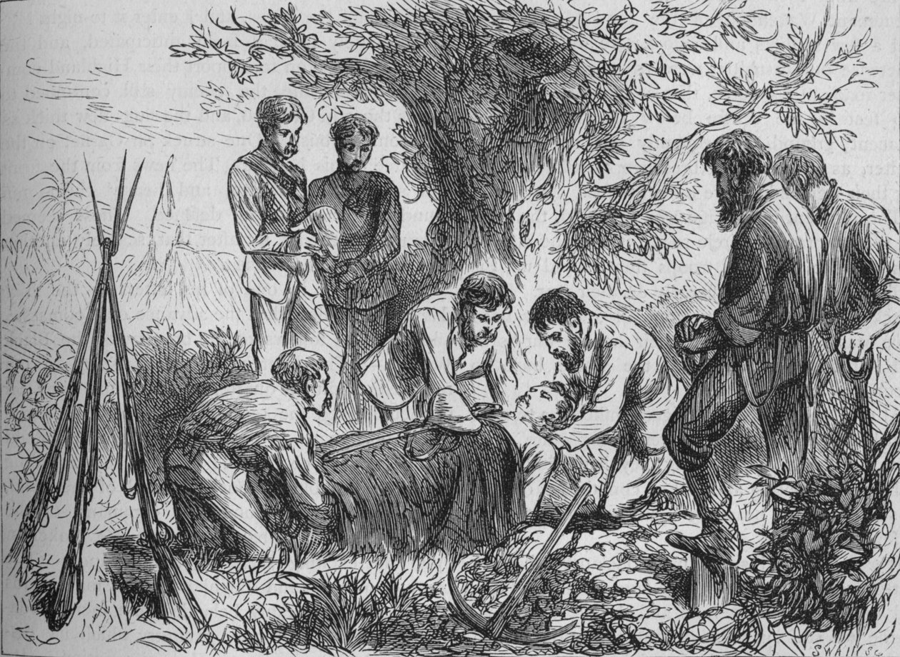 Funeral of Eyre, c1880 by Joseph Swain