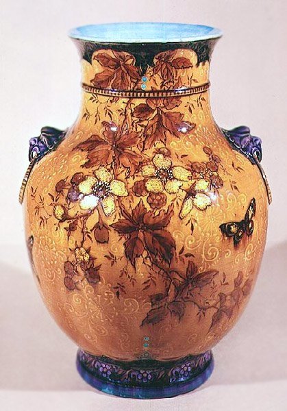 Vase, c.1870-80 by Joseph Theodore Deck