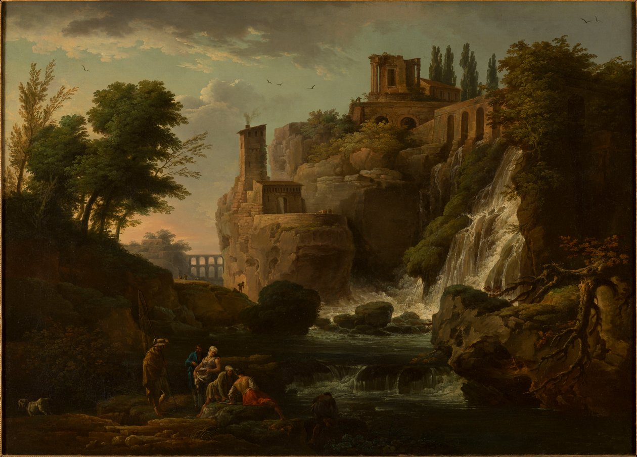 Tivoli Landscape by Joseph Vernet