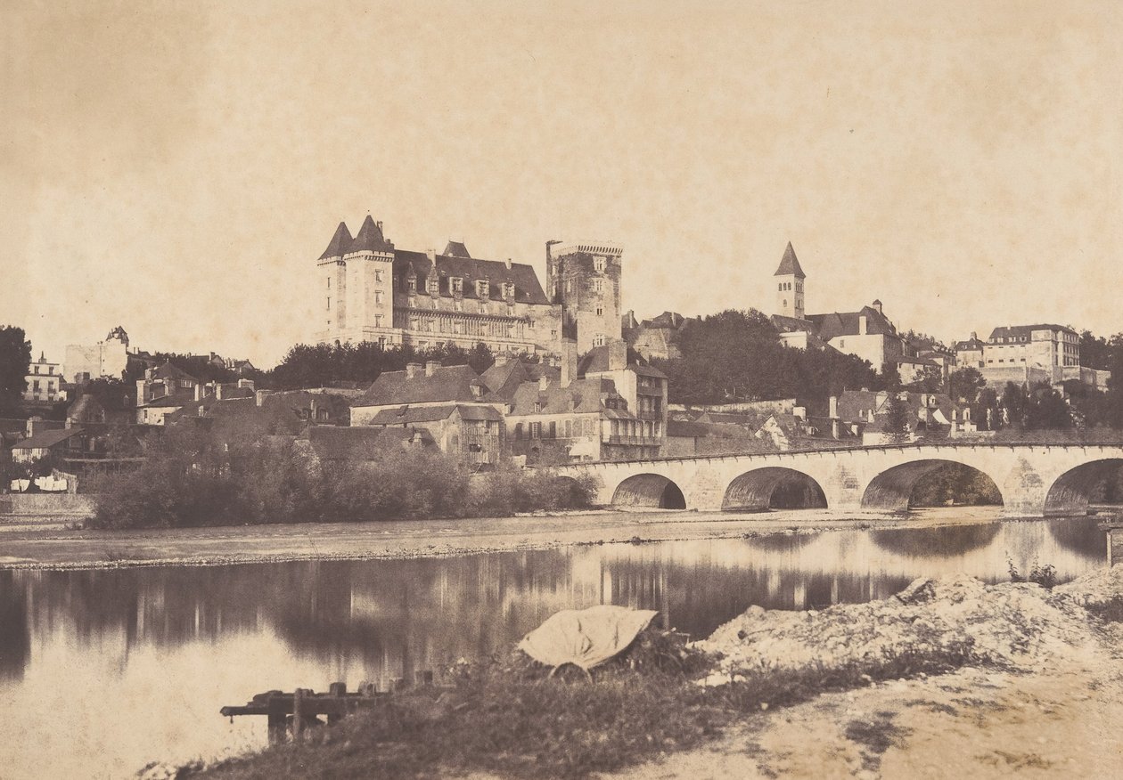 View of the Château de Pau, 1853 by Joseph Vigier