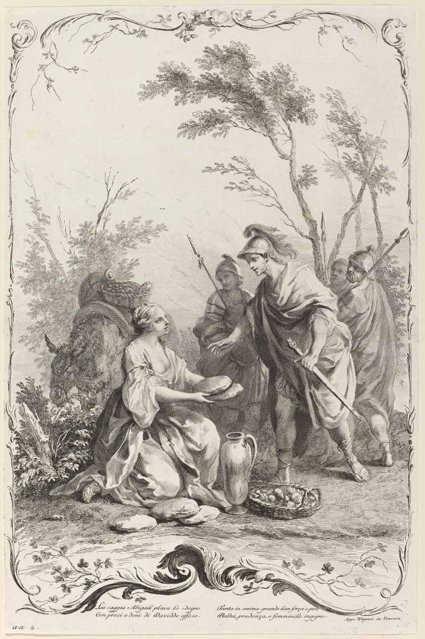 David and Abigail by Joseph Wagner