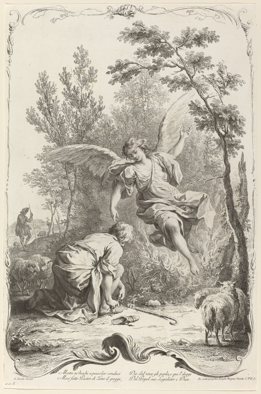 Moses and the Burning Bush by Joseph Wagner