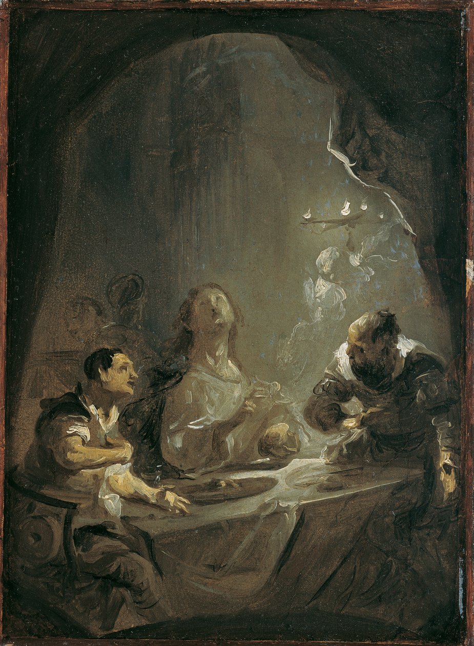 Christ at Emmaus by Joseph Winterhalder d. J.