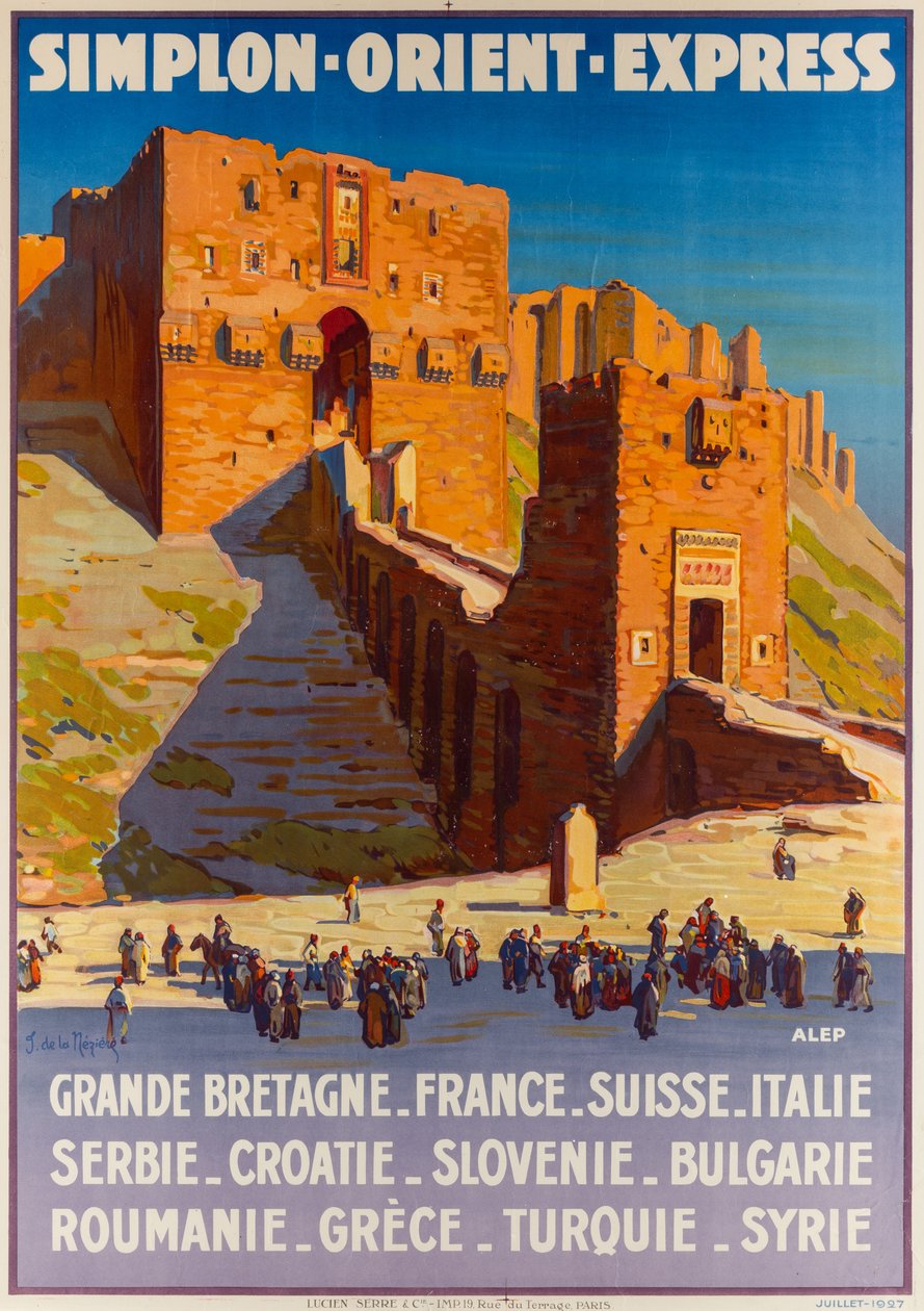 Simplon-Orient-Express, ca. 1927 by Joseph de La Nézière