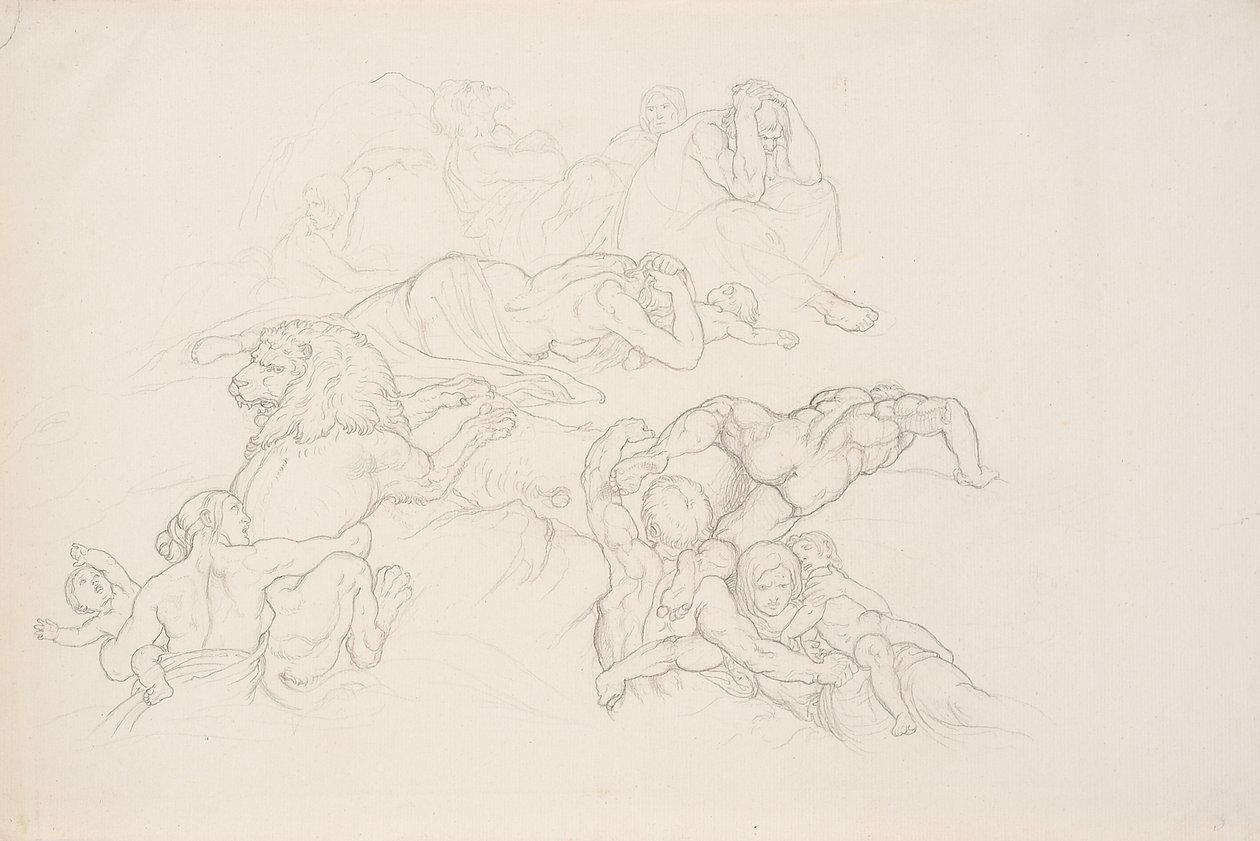 Scene from the Flood by Joseph von Fuhrich