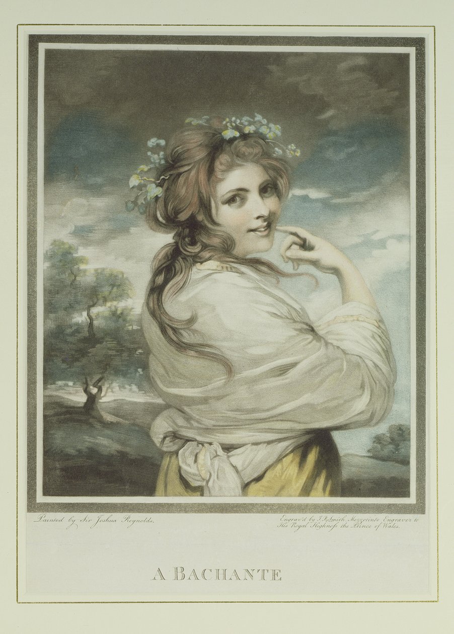A Bachante by Joshua Reynolds