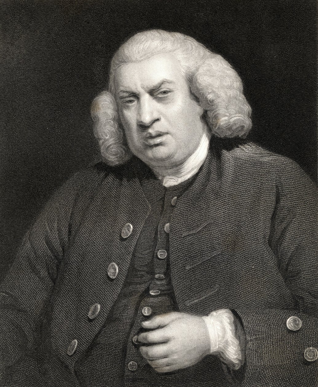Portrait of Dr. Samuel Johnson by Joshua Reynolds