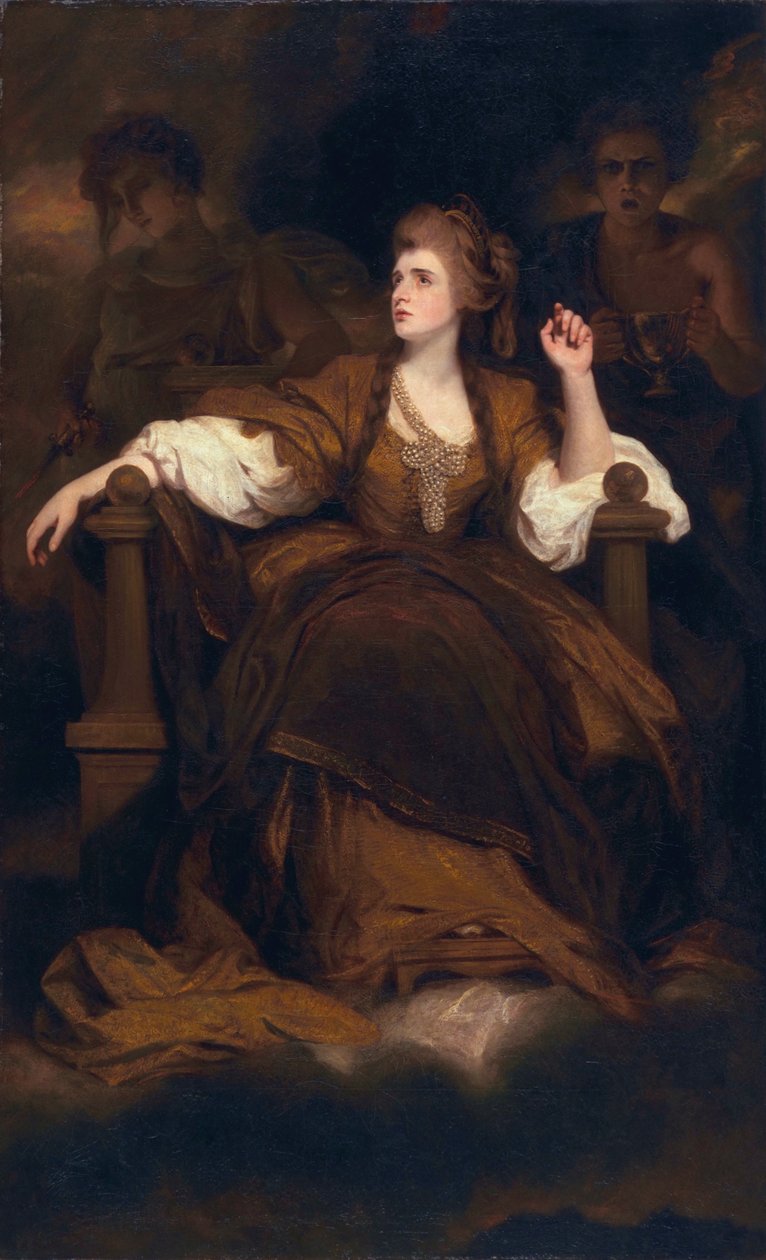 Sarah Siddons as the Tragic Muse by Joshua Reynolds
