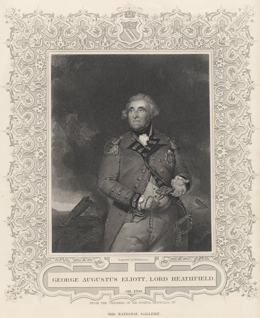 George Augustus Eliott, 1st Baron Heathfield by Joshua Reynolds