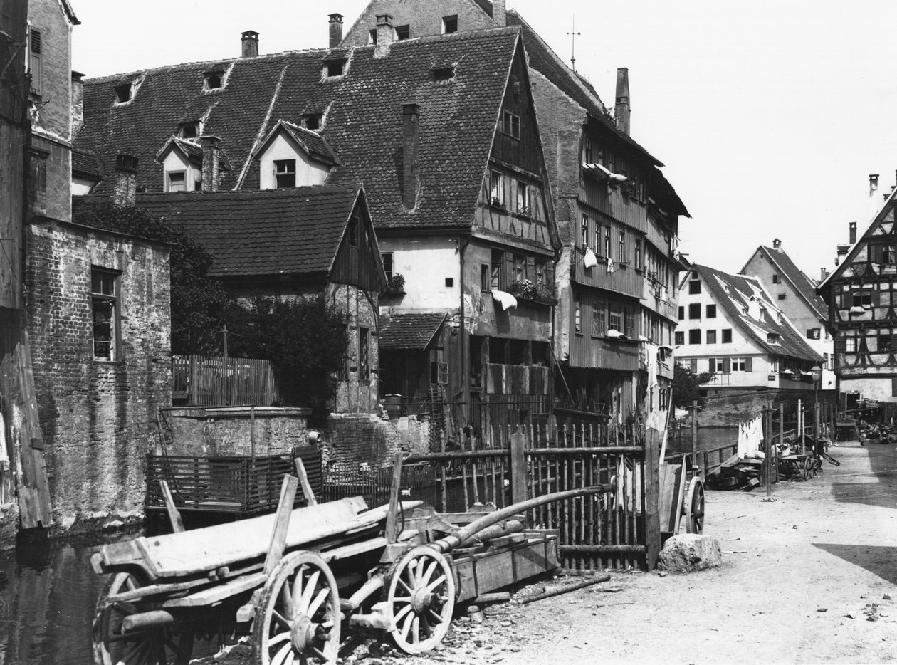 View of the Old Quarter, Ulm by Jousset