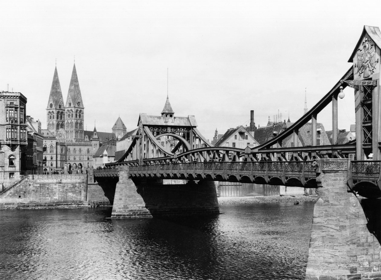 Weser Bridge, Bremen by Jousset