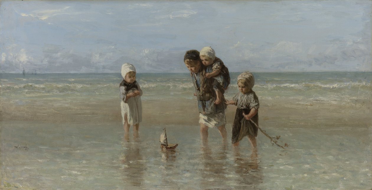 Children of the Sea by Jozef  Israels
