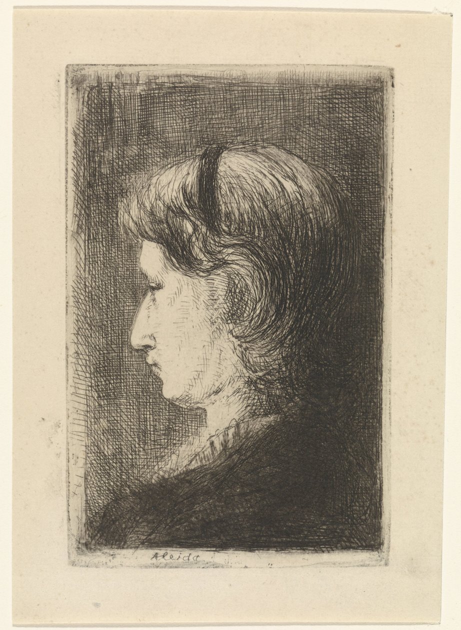 Portrait of Aleida Schaap by Jozef Israëls