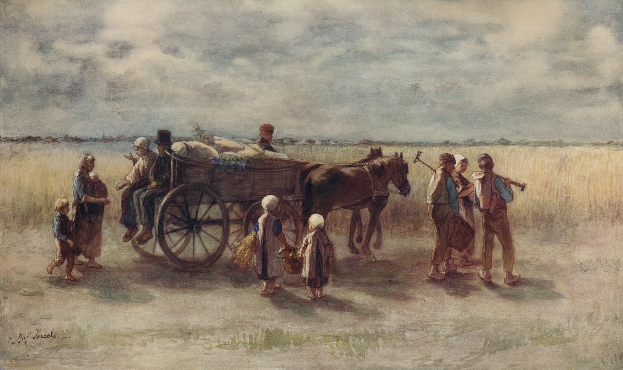 Potato Harvest, 1844 by Jozef Israëls