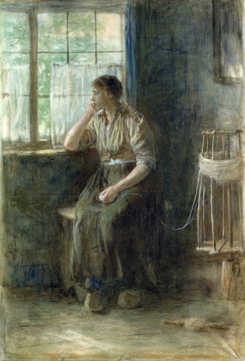 Woman at the Window by Jozef Israëls