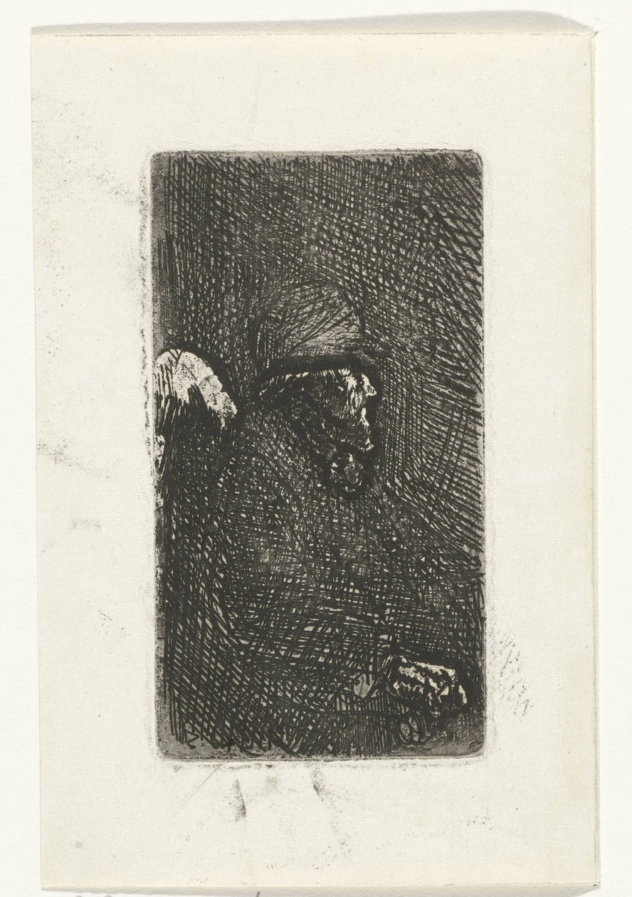 Seated Old Man by Jozef Israëls