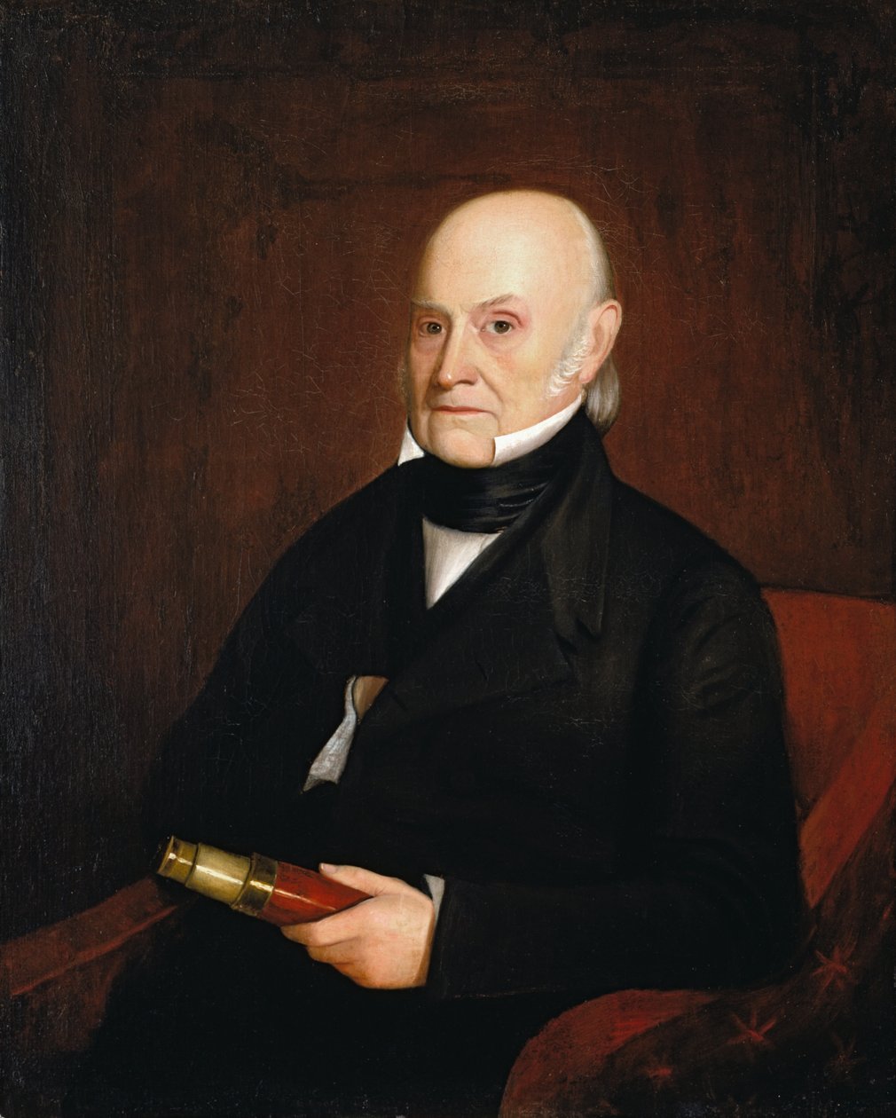 Portrait of John Quincy Adams, 6th President of the United States (1767-1848) by Jr. William Hudson