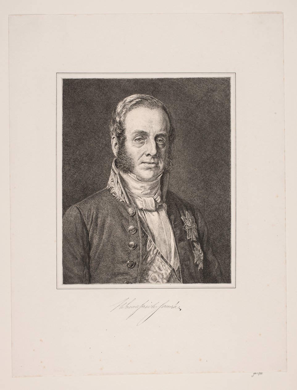 Postmaster General Count S. Danneskjold-Samsøe by Jørgen Roed