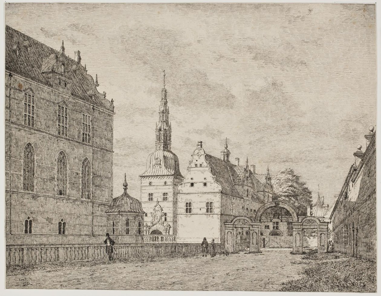 The Carousel Yard at Frederiksborg by Jørgen Roed
