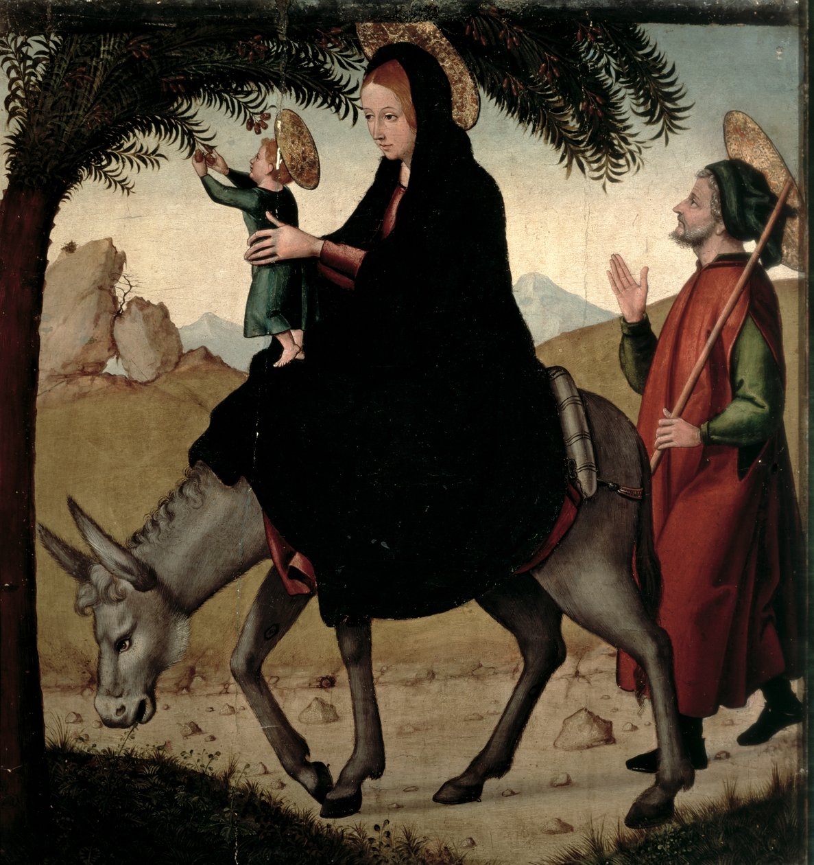 The Flight into Egypt by Juan de Borgoña