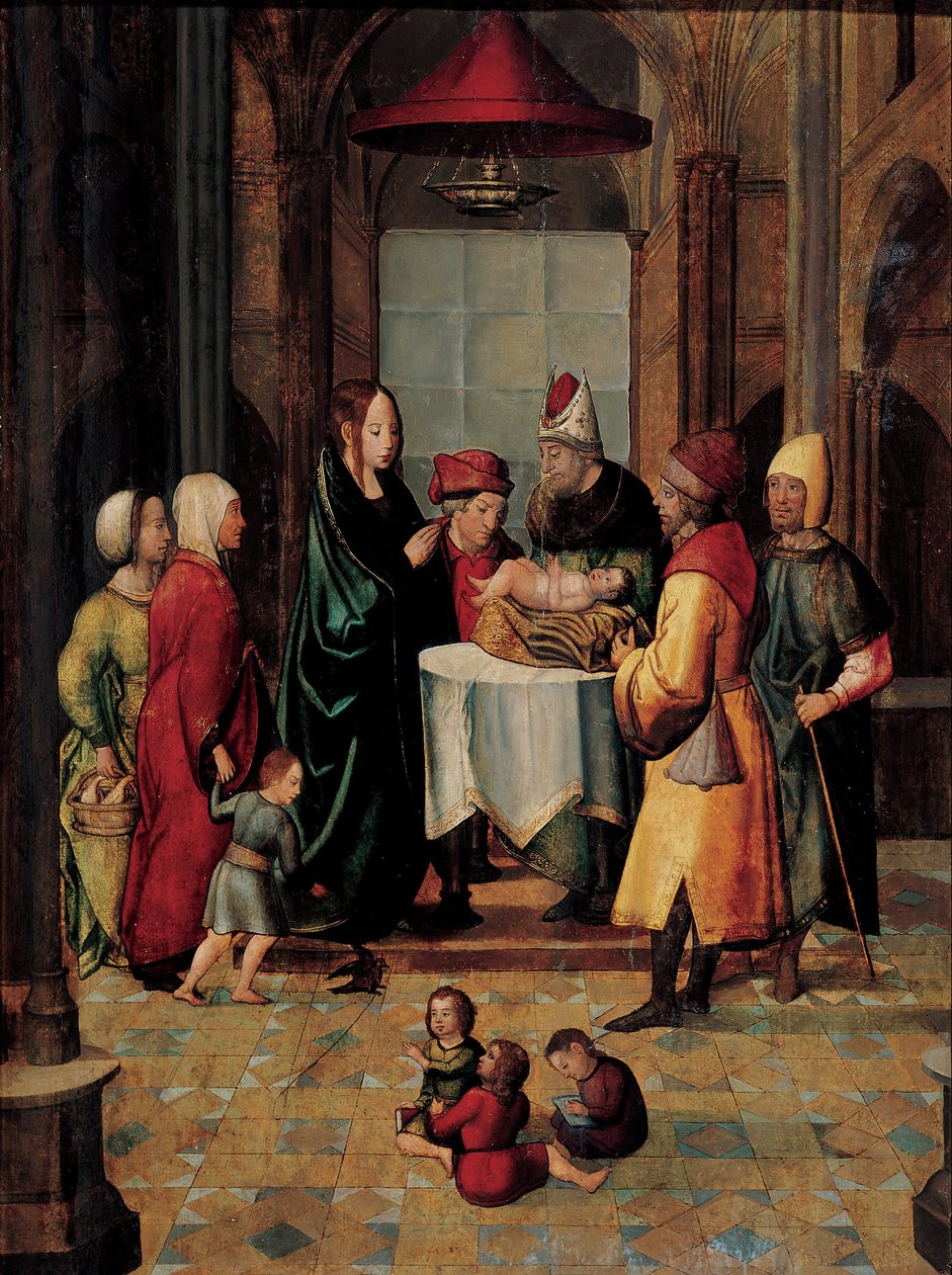 The Presentation of Christ and the Purification of the Virgin Mary in the Temple by Juan de Borgoña