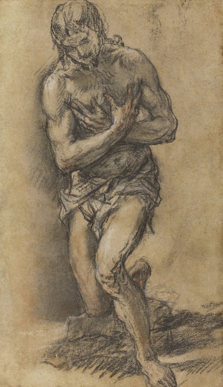 Christ Baptized by Juan Carreño de Miranda