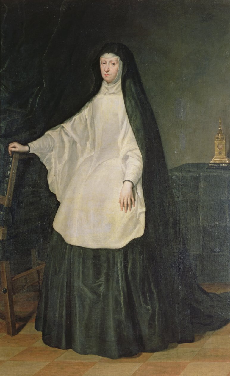 Queen Mariana of Austria, in Mourning by Juan Carreño de Miranda