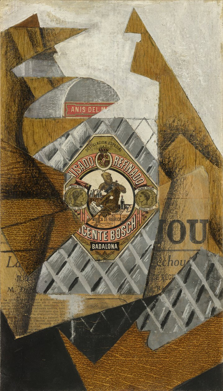 The Bottle of Anis by Juan Gris