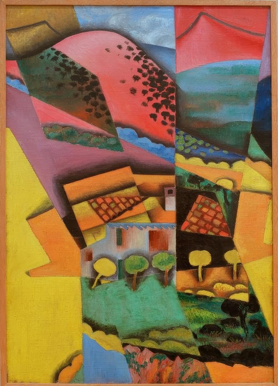 Landscape at Ceret by Juan Gris