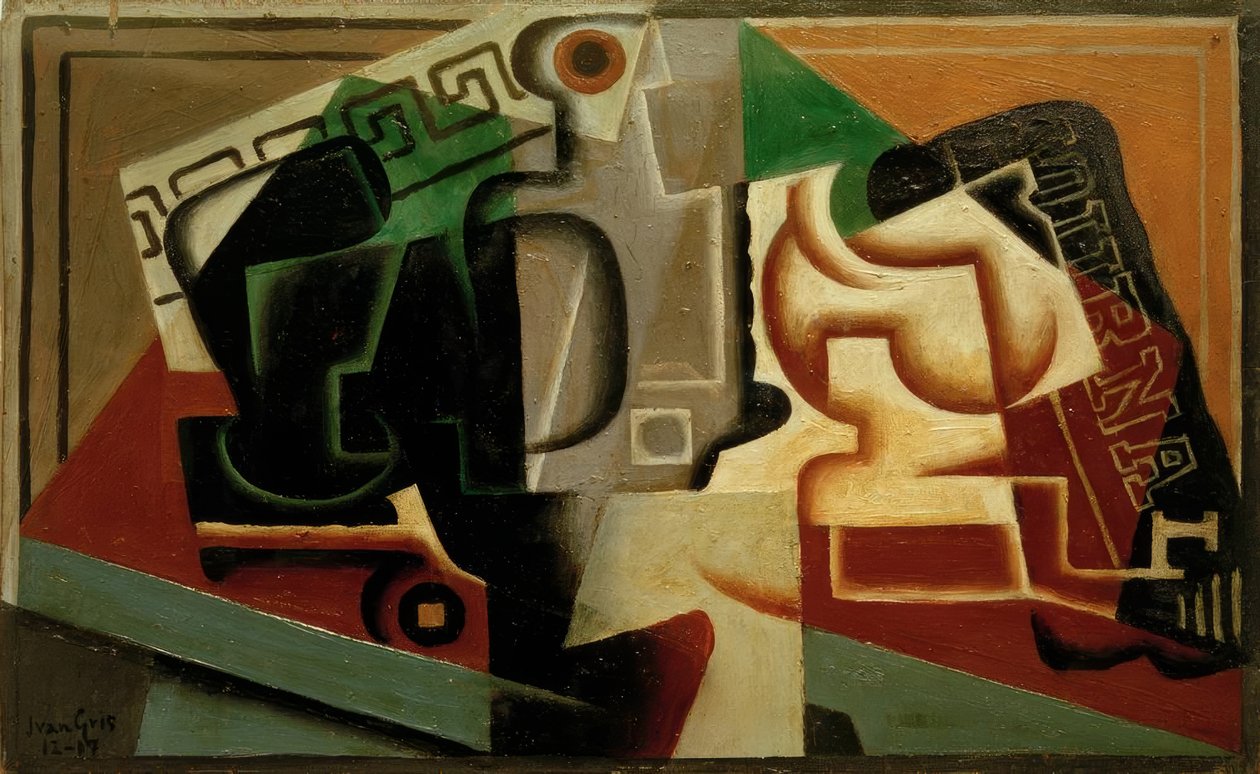 Glass and Carafe by Juan Gris