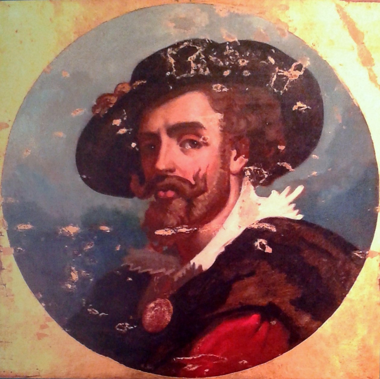 Portrait of the Flemish Painter Peter Paul Rubens by Juan Leon Palliere