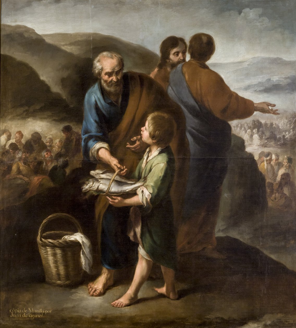 Miracle of the Loaves and Fishes by Juan de Espinal