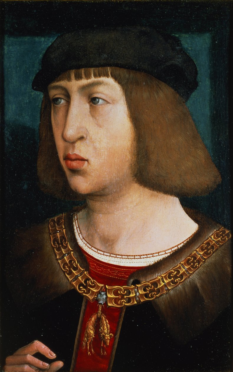 Philip I of Spain, son of Maximilian I and Maria of Burgundy by Juan de Flandes