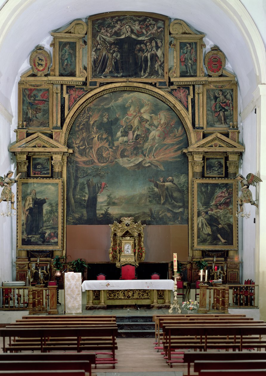 Elijah Altarpiece by Juan de Valdes Leal