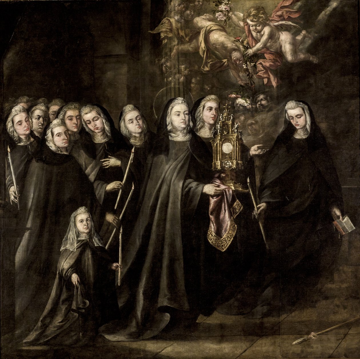 The Procession of Saint Clare of Assisi by Juan de Valdés Leal  
