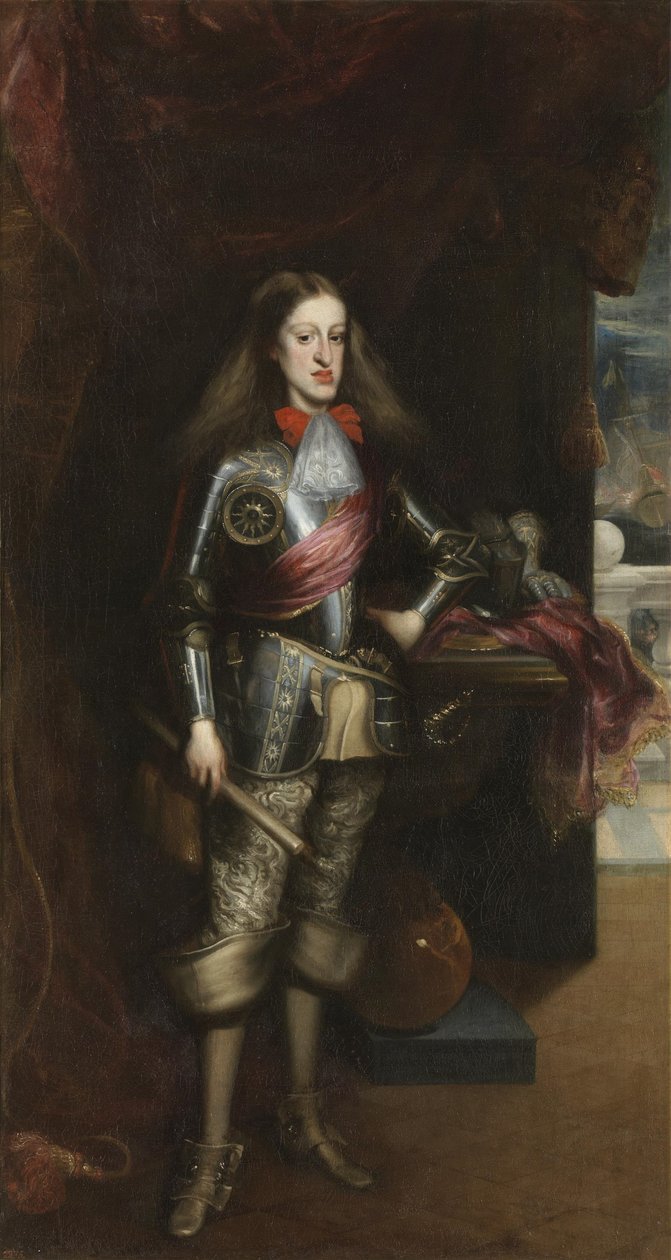 Charles II in Armour by Juan Carreño de Miranda