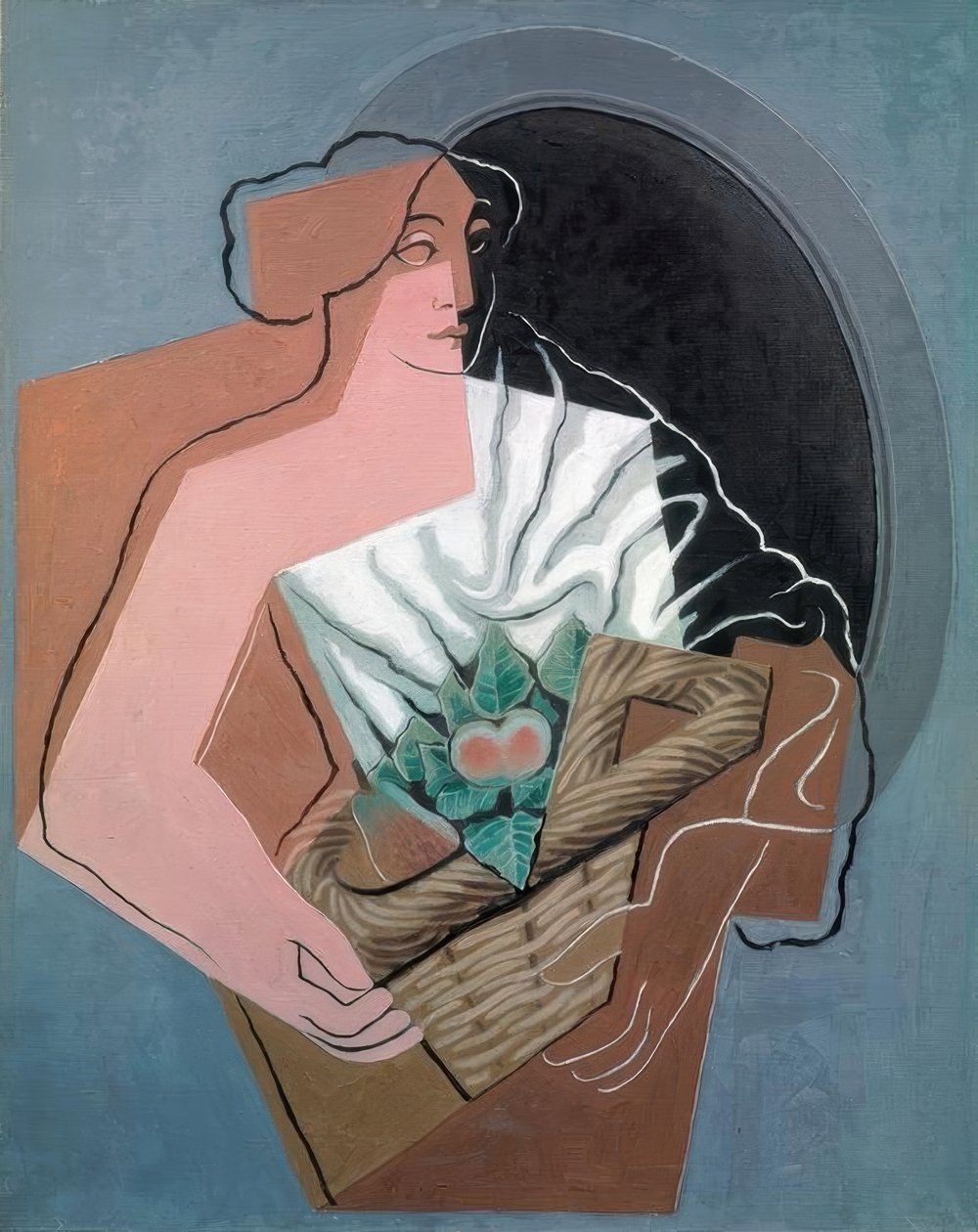 The Woman with the Basket by Juan Gris