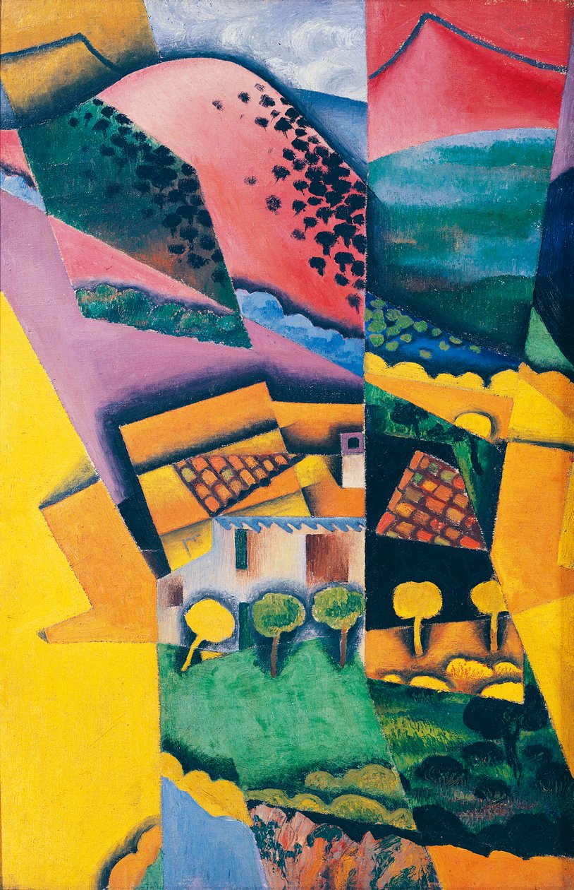 Landscape at Ceret by Juan Gris