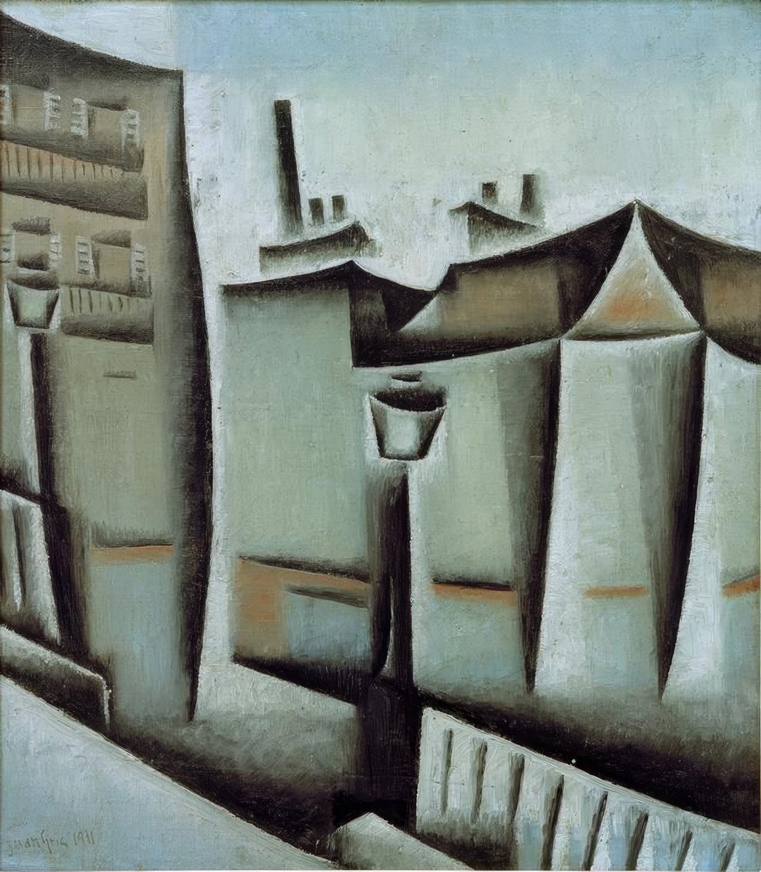 Houses in Paris by Juan Gris