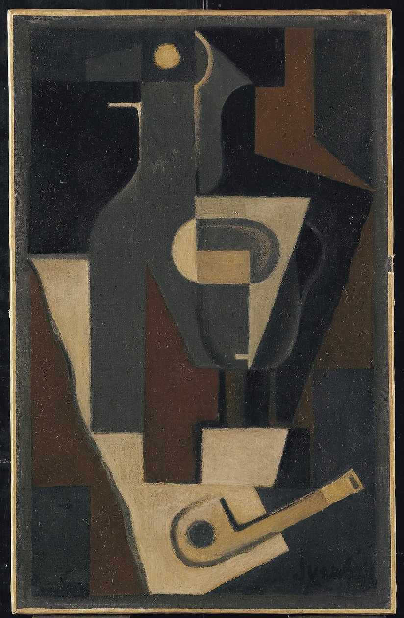 Still Life with Pipe by Juan Gris