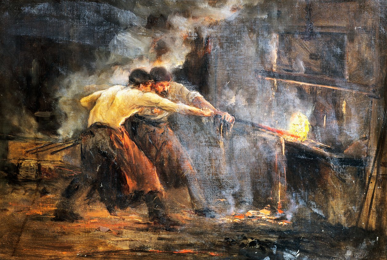 Blacksmiths by Juan Luna y Novicio